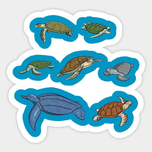 Turtles Sticker by PruneyToons